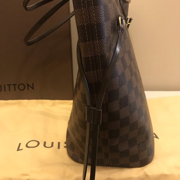 100% AUTHENTIC Louis Vuitton Neverfull MM Damier - Picture 8 of 8